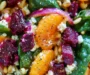 Beet Salad with Spinach and Mandarin Oranges