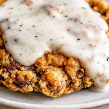 Delicious Chicken Fried Steak served with creamy gravy
